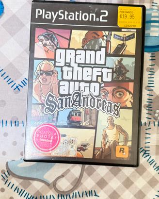 Gioco ps2 Gta San andreas