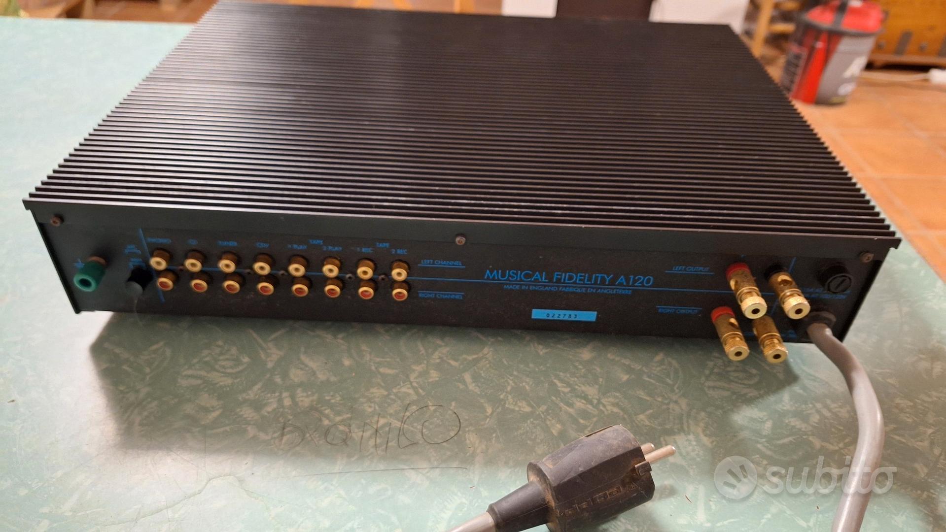 Amplificatore Musical Fidelity A120 classe A - Audio/Video In 