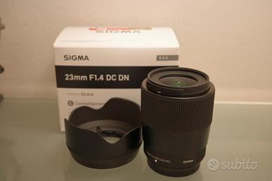 Obiettivo Sigma 23mm F/1.4 DC DN, mont. Fujifilm X