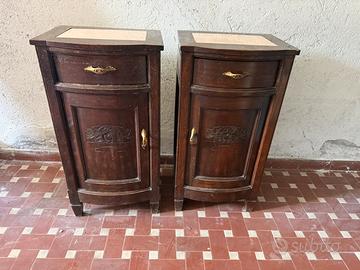 Comodini con rose primo novecento