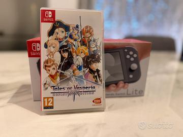 Nintendo switch Lite grigia + Tales of Vesperia