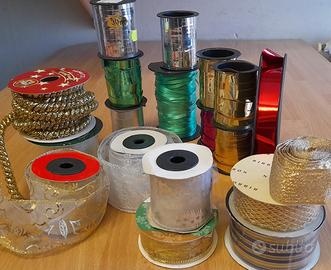 Lotto nastri decorativi natalizi