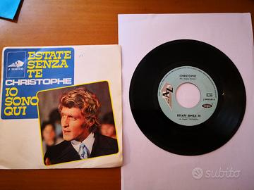 CHRISTOPHE disco 45 giri