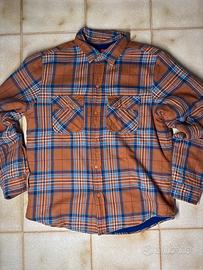 Supreme plaid fleece square quadri jacket