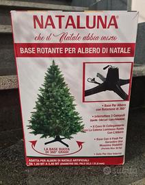 Base Rotante per Albero Natale a 360° attacco luci