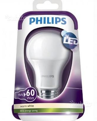 Lampadina philips a led goccia 9 w nuovo