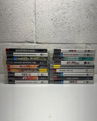 Lotto giochi PS3 - GTAIV, FIFA, Gran Turismo...