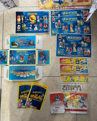 Lotto Cartine e Ritagli scatola Kinder Ferrero