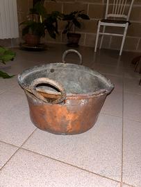 Casseruola in rame anni 20/30