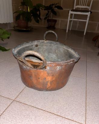 Casseruola in rame anni 20/30