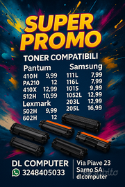 Toner compatibili Brother Canon Samsung Pantum HP