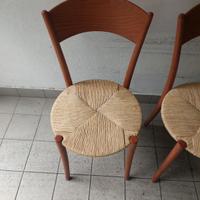 SEDIE LEGNO IMPAGLIATE
