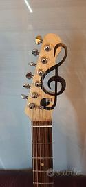 Chitarra di liuteria tipo Telecaster con PU Fender