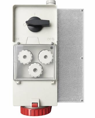 Presa ILME 400V 3P+T 32 A con basetta