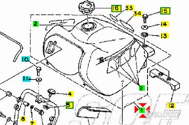 -Serbatoio Yamaha SuperTenerè 750 3LD241100001