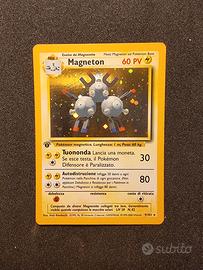 Carta Magneton set base prima edizione Pokemon 9