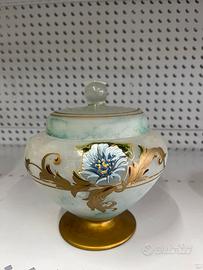 Portacaramelle dipinto a mano