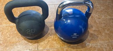 2 Kettlebell da 20 kg