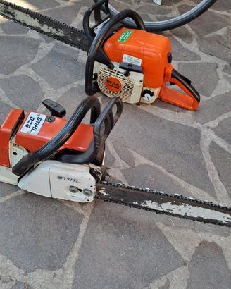 2 motoseghe Stihl 026 e stihl ms 390