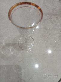 11 calici in cristallo vintage da liquore anni 70'