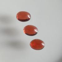 3 gemme cabochon ovale di granato