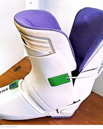 scarponi da sci vintage Salomon donna