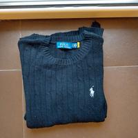 maglione ralph lauren nero da donna Taglia L