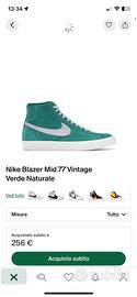Nike Blazer mid 77 suede green