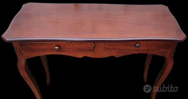 scrivania  scrittoio vintage legno pregiato mogano
