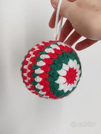 Pallina Natale ad uncinetto