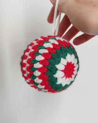 Pallina Natale ad uncinetto