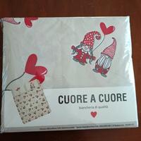 Completo Lenzuola Matrimoniale  Microfibra sacco