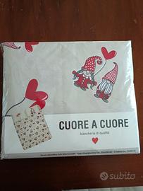 Completo Lenzuola Matrimoniale  Microfibra sacco