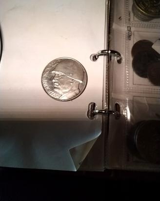 20 lire argento mussolini