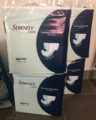 Pannoloni mutandina Serenity taglia XL 4 confezion