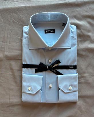 Camicia azzurra Zegna