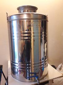 Fusto per olio in acciaio inox