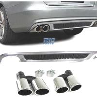 DIFFUSORE AUDI A4 B8 SEDAN AVANT 07-11 LOOK S LINE