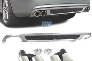 DIFFUSORE AUDI A4 B8 SEDAN AVANT 07-11 LOOK S LINE