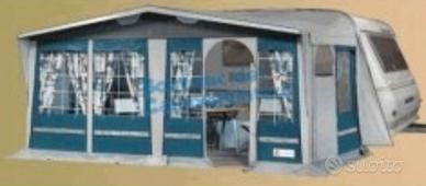 Veranda roulotte Eurotenda Modula sviluppo 6.70Mt