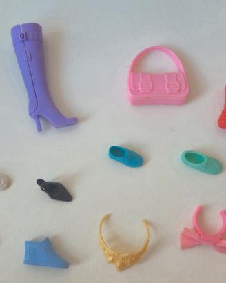 Lotto Misto Accessori Scarpe Barbie, Winx e Tanya