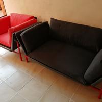 Divano e poltrona in design