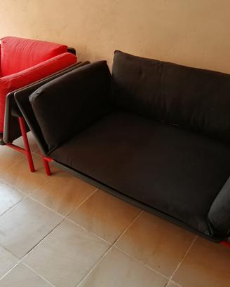 Divano e poltrona in design