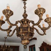 lampadari bronzo ottone ceramica