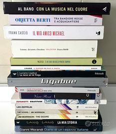 16 libri di cantanti e musica