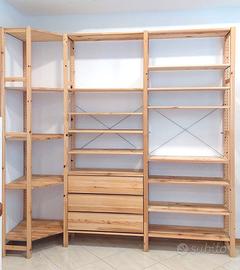 Scaffale Ivar Ikea - legno pino massiccio