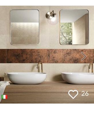 Piastrelle bagno in gres