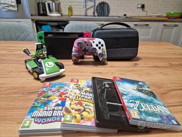 Nitendo Switch + accessori vari