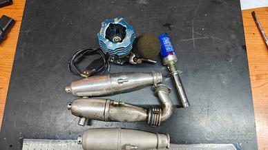 lotto modellismo RC 1:10  nitro