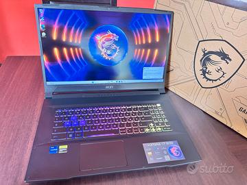 Msi katana 17 RTX 4070 COME NUOVO !!! 17 pollici!!